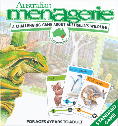 5 ADD ON PACKS AUSTRALIAN MENAGERIE BOARD GAME ABOUT AUSTRALIA'S WILDLIFE